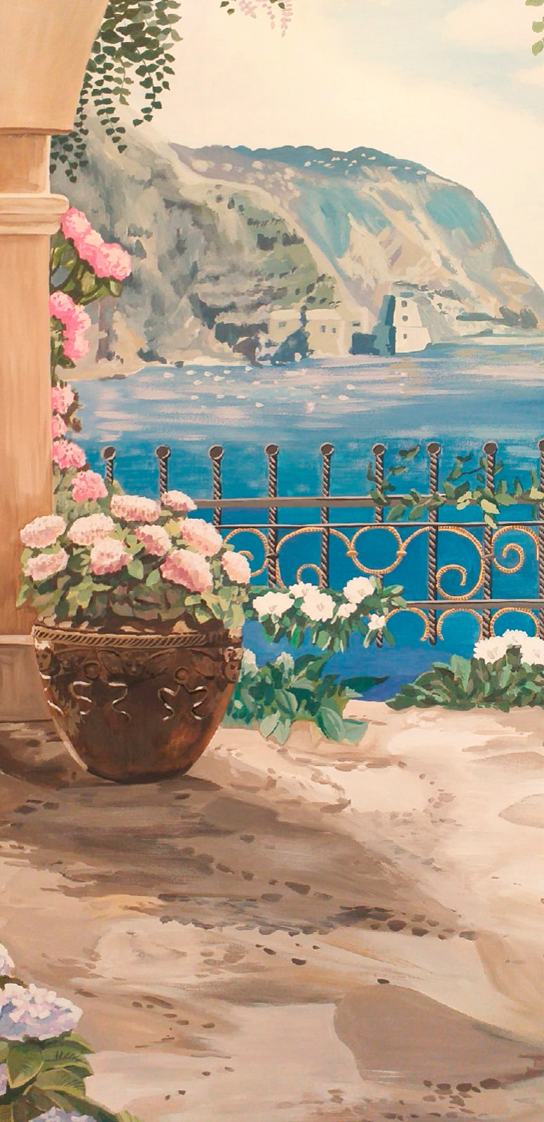 Роспись гостиной в классическом стиле