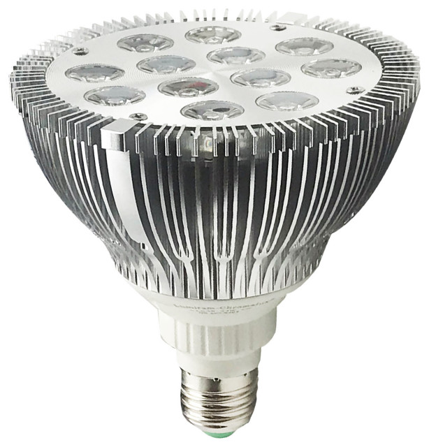 Chromalux Chromled Full Spectrum LED 24W PAR 38 E26 BULB, Warm White Color Tempe