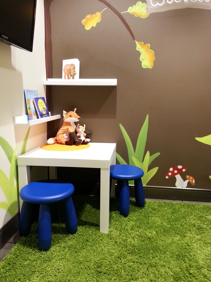 Trendy kids' room photo in Seattle