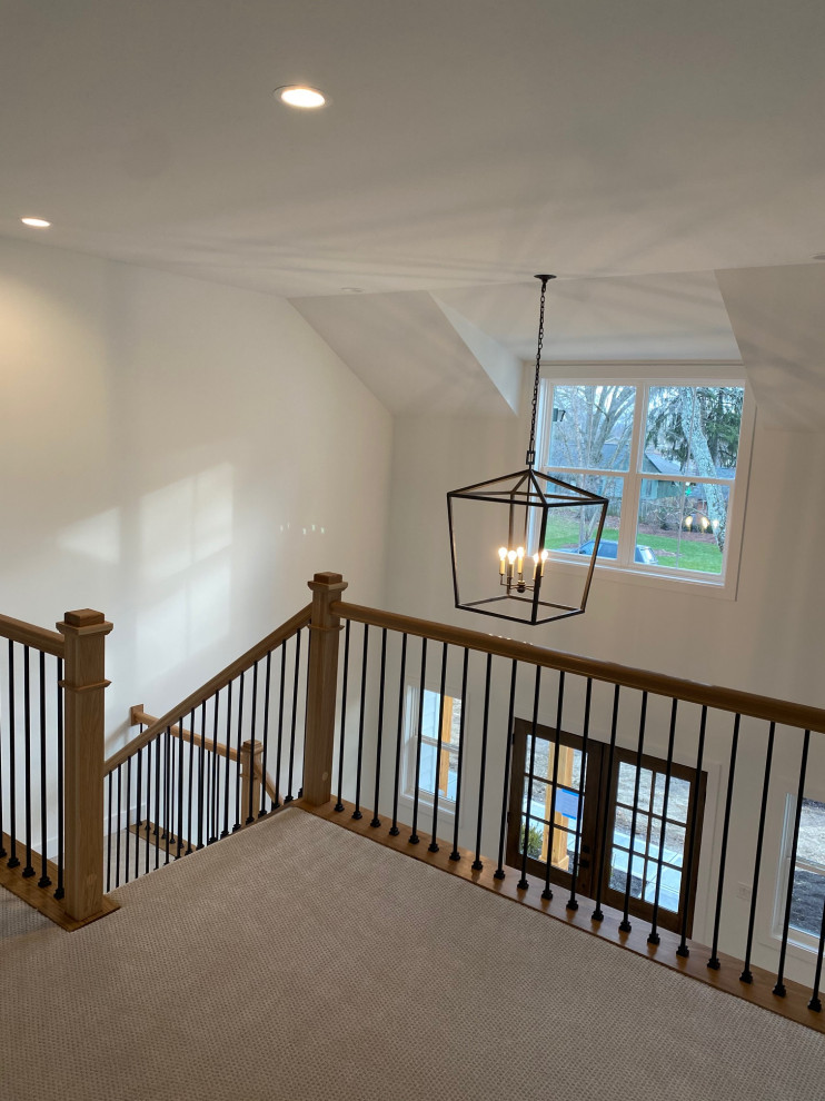 Inspiration for a transitional home design remodel in Columbus