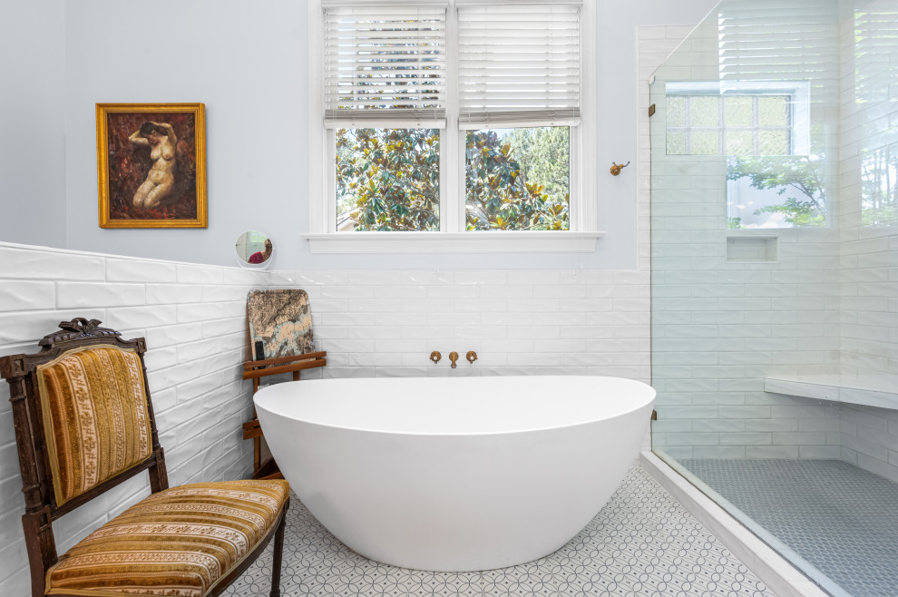 Blue Cary Bathroom