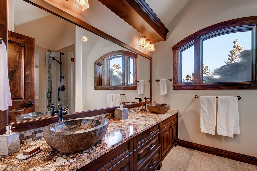 425 Timber Trail Road Bathroom Rustic Bathroom Denver by