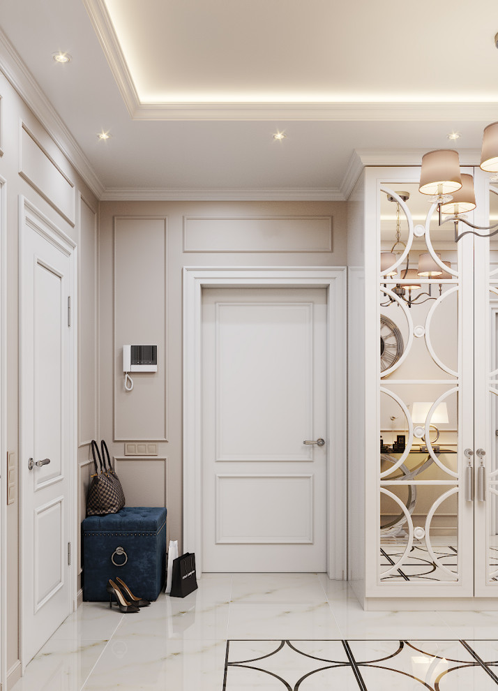 Выдержанный интерьер в неоклассическом стиле