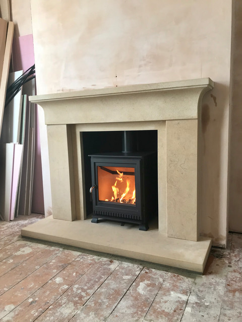 Classic Fireplaces klassisk-vardagsrum