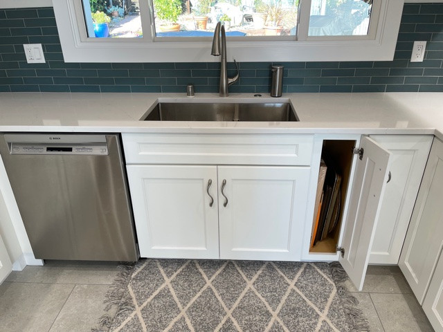El Cerrito Hills Bright and Brick Kitchen