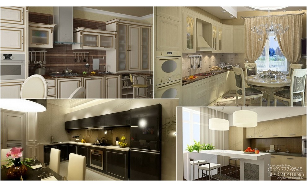 Дизайн интерьера кухни