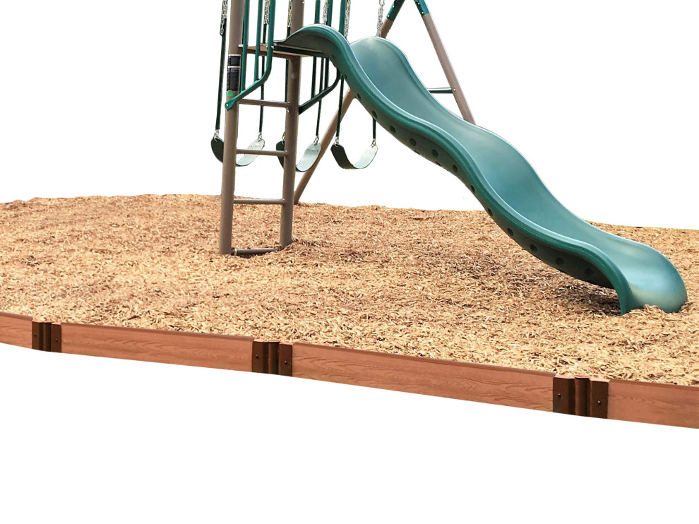 Classic Sienna Straight Playground Border 16’ 1” profile