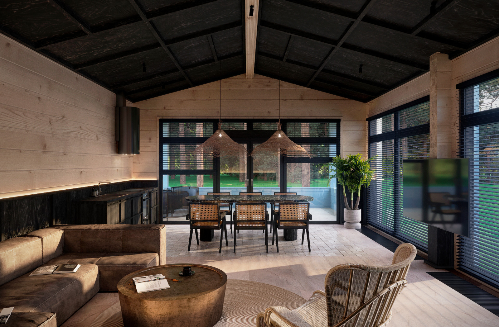 Дом из клеёного бруса Honka