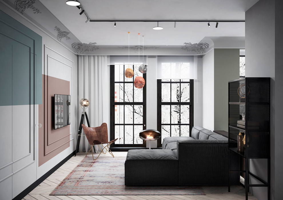 Проект 3-х комнатной квартиры для молодой творческой семьи