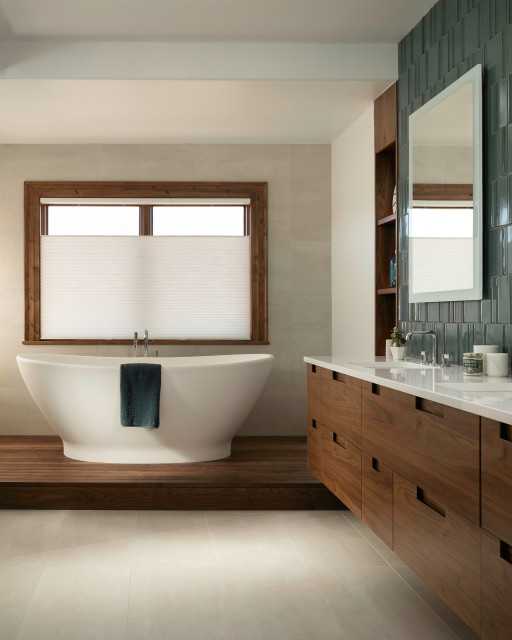 Entertainer's Oasis modern-bathroom