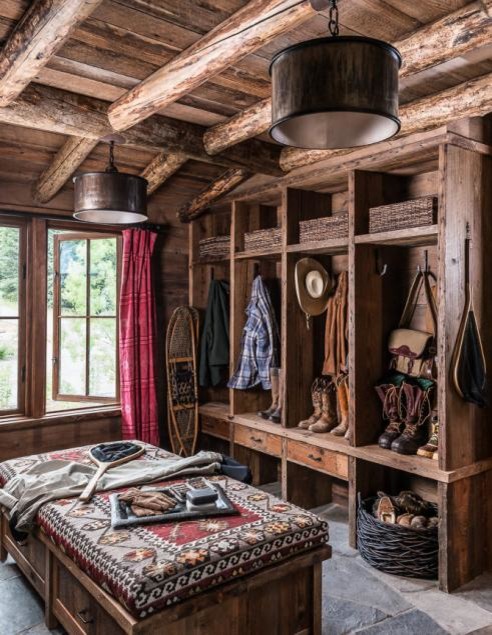 Design ideas for a country storage and wardrobe in Other.
