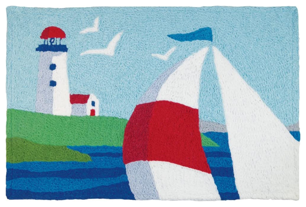 JellyBean Accent Rug Guardian Light Beach Style Area Rugs by Uber