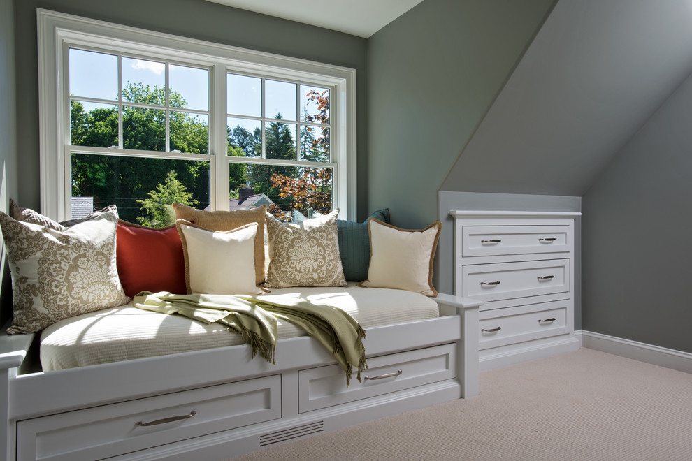 Elegant bedroom photo in New York