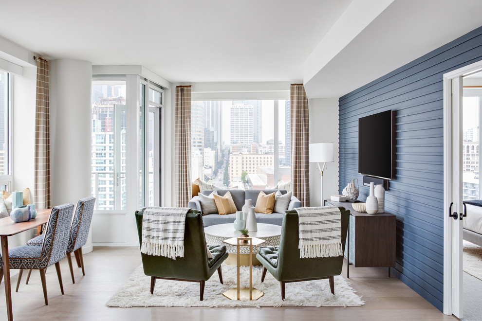 Los Angeles Mad Men Loft - Midcentury - Living Room - Los Angeles - by ...
