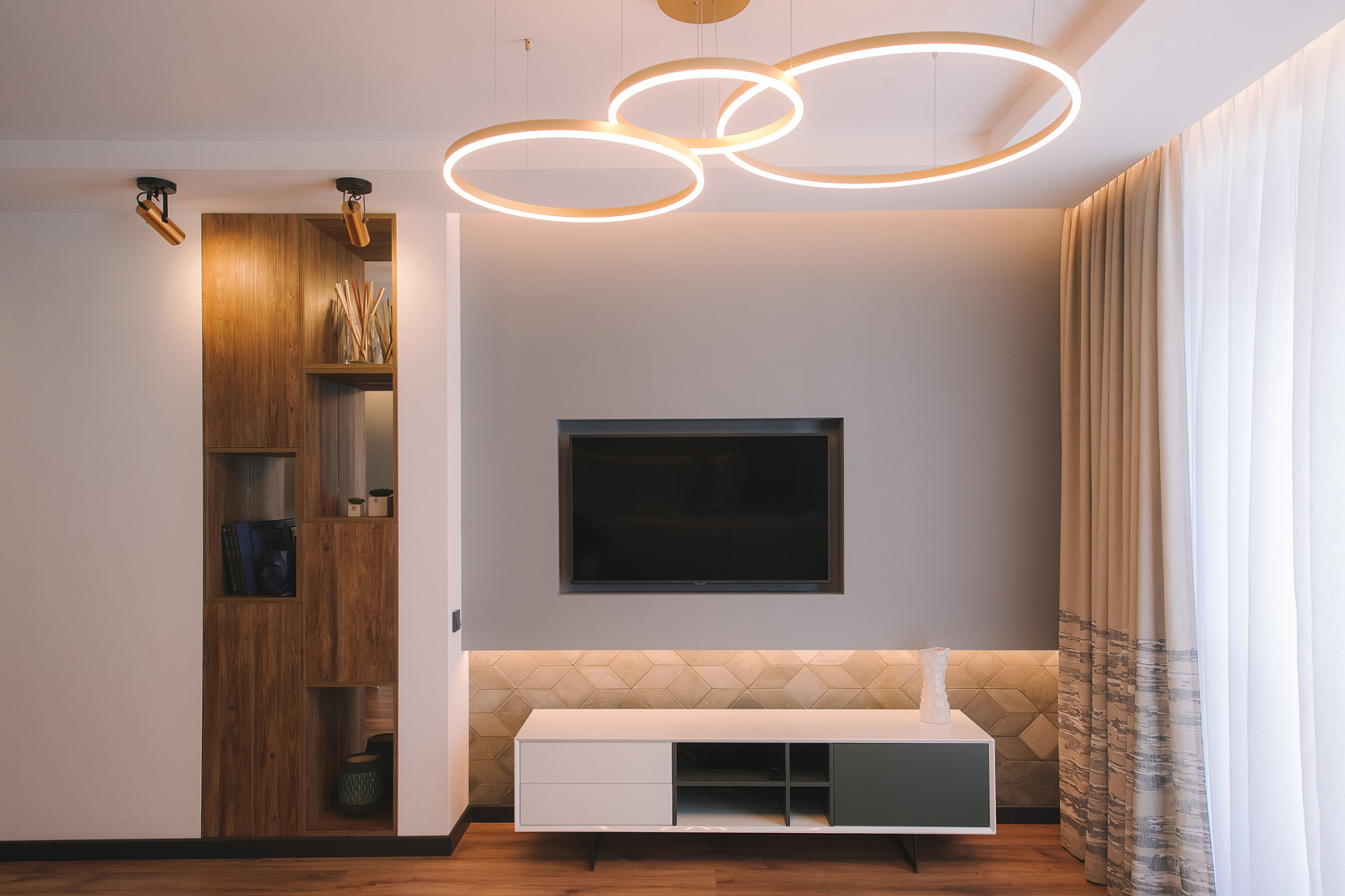 Фото дизайна интерьера готовой квартры