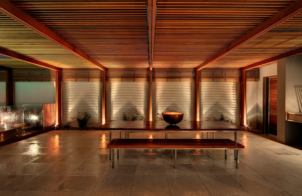 Photo of a contemporary patio in Sydney.