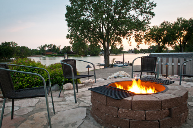 Patio And Fire Pit Summer 2011 Contemporary Patio Omaha