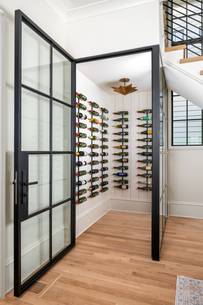 This is an example of a traditional wine cellar in Charlotte.