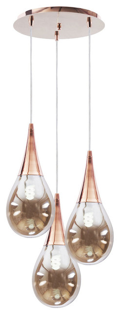 Triple Drop Pendant Light
