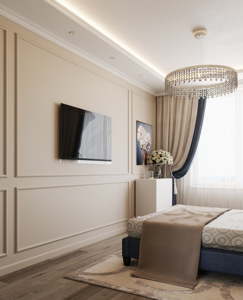 Выдержанный интерьер в неоклассическом стиле