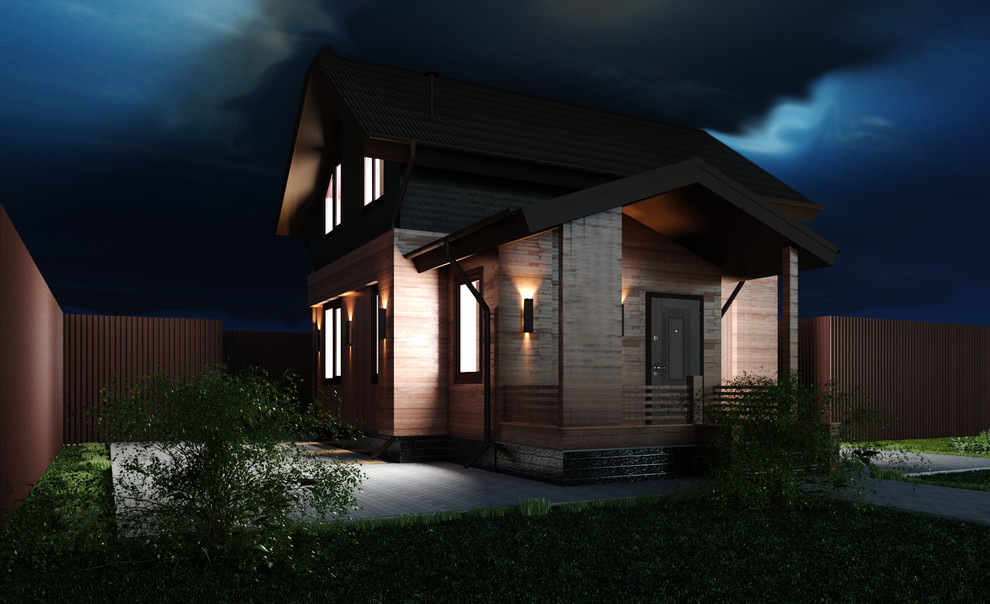 Фасадные решения жилого дома