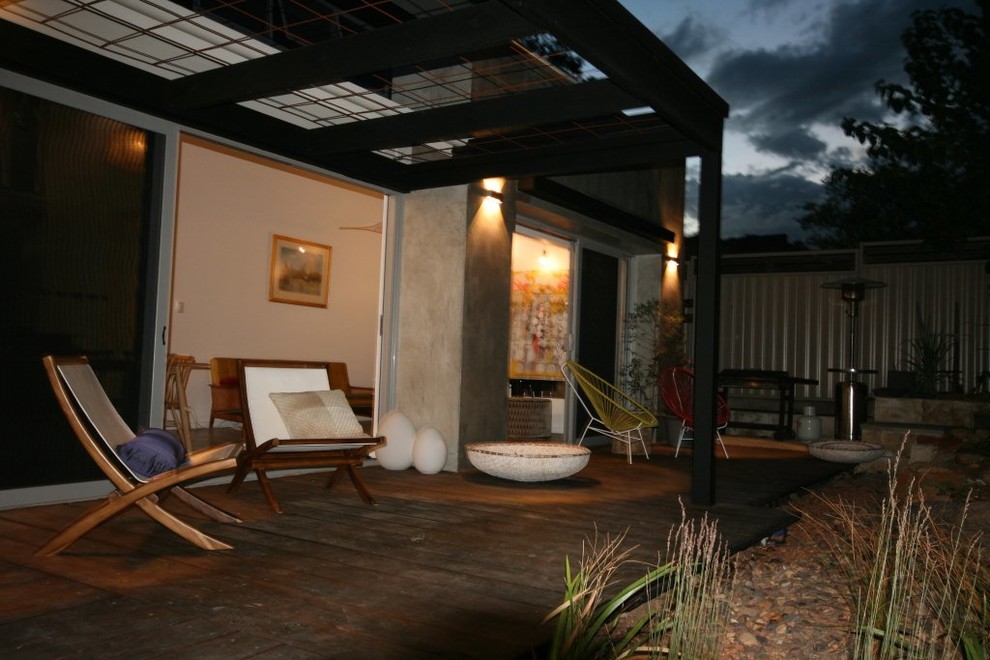 This is an example of an eclectic verandah in Perth.
