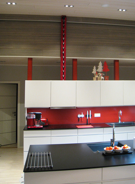 Loft house contemporaneo-cucina