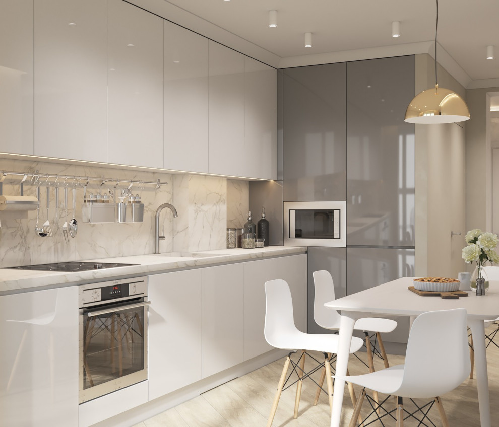 Интерьер квартиры 70 кв.м. для семьи с двумя детьми