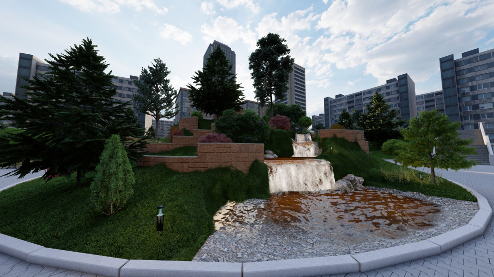 Визуализация городского парка