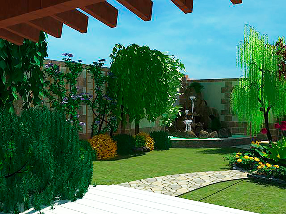 Эскизный проект ландшафтного благоустройства п. Кадниково