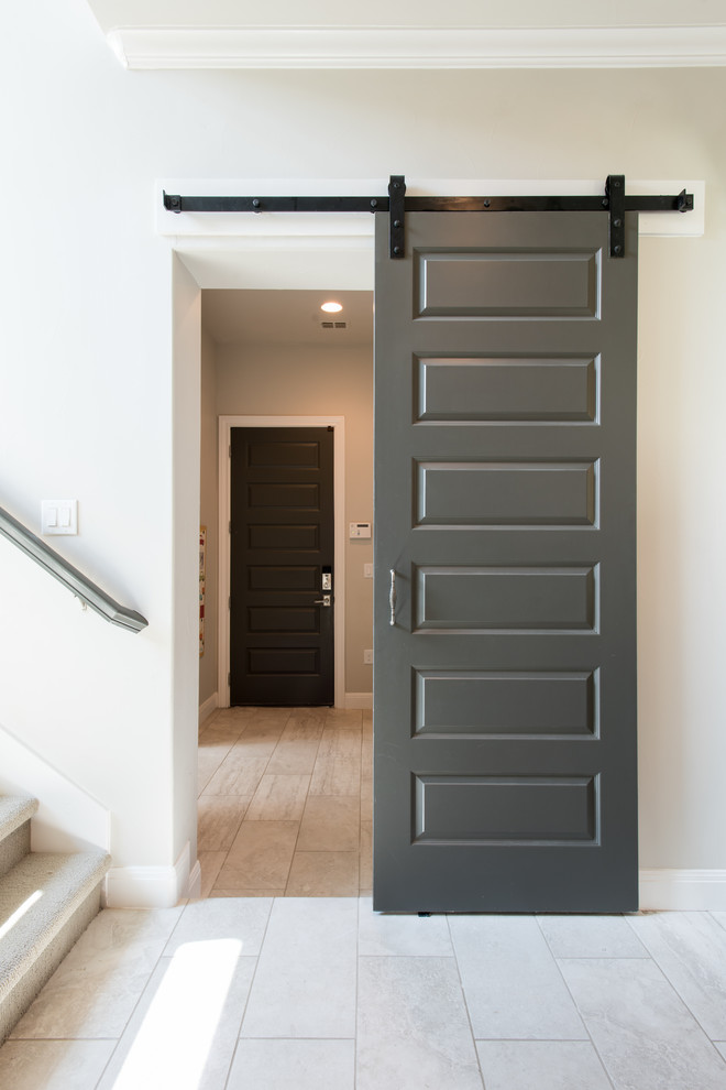 This is an example of a transitional hallway in Austin.