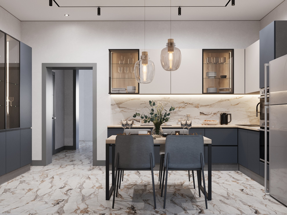 Кухня в московском таунхаусе