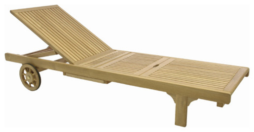 Somerset Chaise Lounger With Cushions, Cushion: Canvas