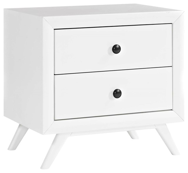 Modern Contemporary Urban Design Bedroom Nightstand White Wood Midcentury Nightstands And Bedside Tables By House Bound