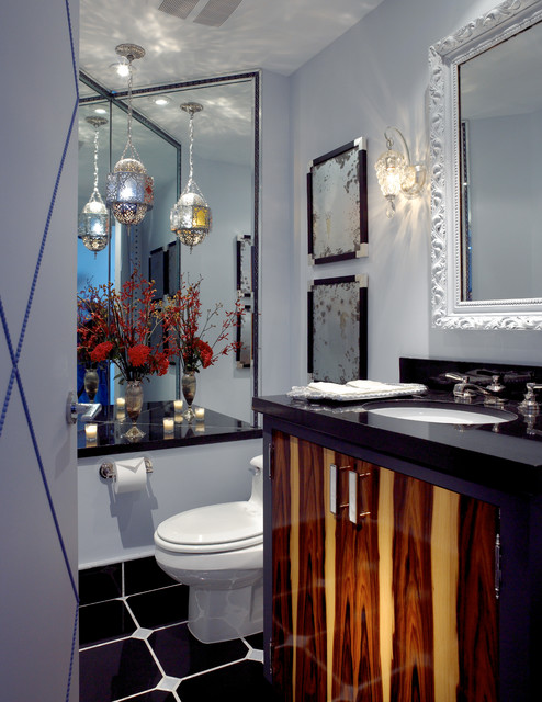 Miami condo eclettico-bagno-di-servizio