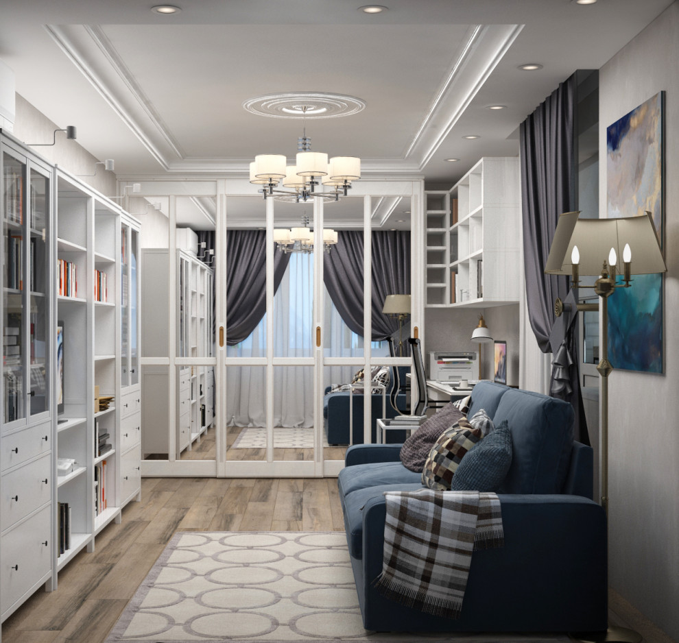 Дизайн проект гостиной в г. Жуковский