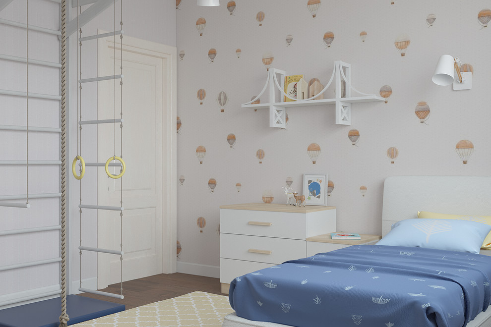 Комната для школьника с воздушными шарами