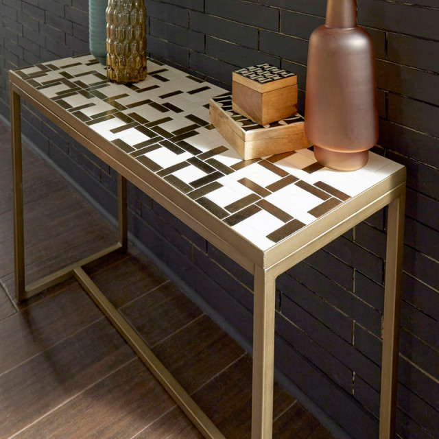 Geometric Ii Console Table By Homestyles - Modern - Console Tables - by ...