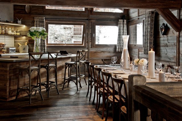 Alpine Technology rustic-dining-room