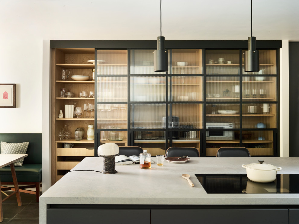 Photo of a contemporary kitchen in London.