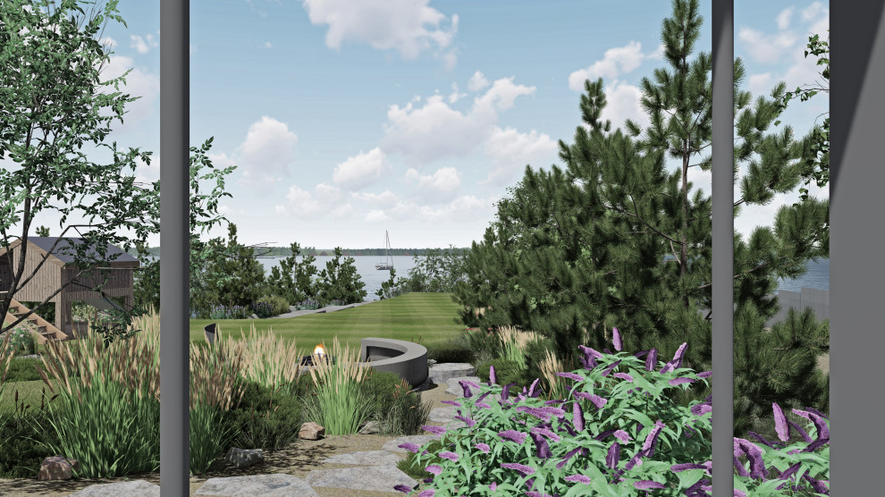 Ландшафт участка д.М.Куяш