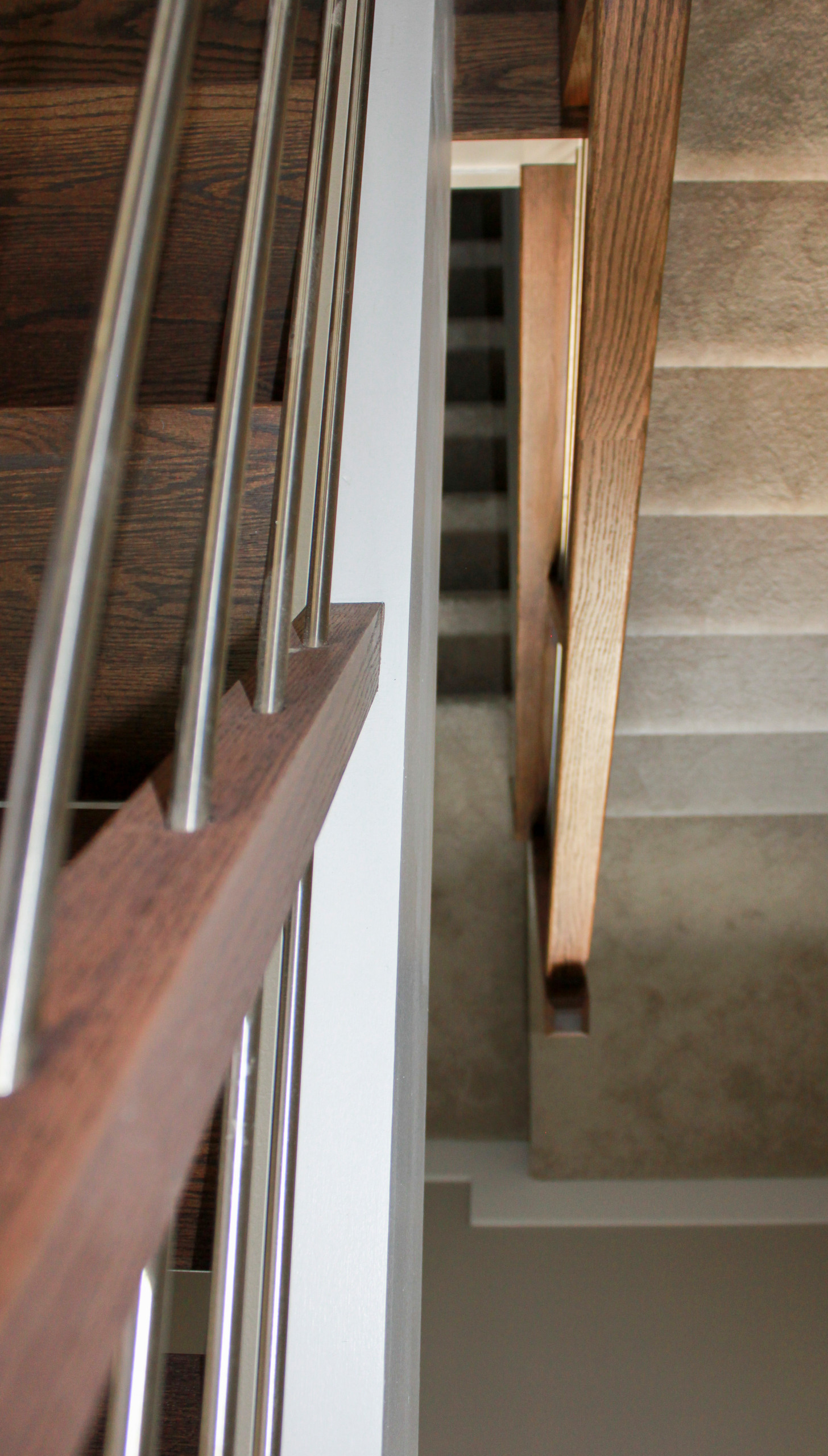 22_Stainless Steel & Dark Wooden Treads in Fabulous New Home, Vienna, VA 22180