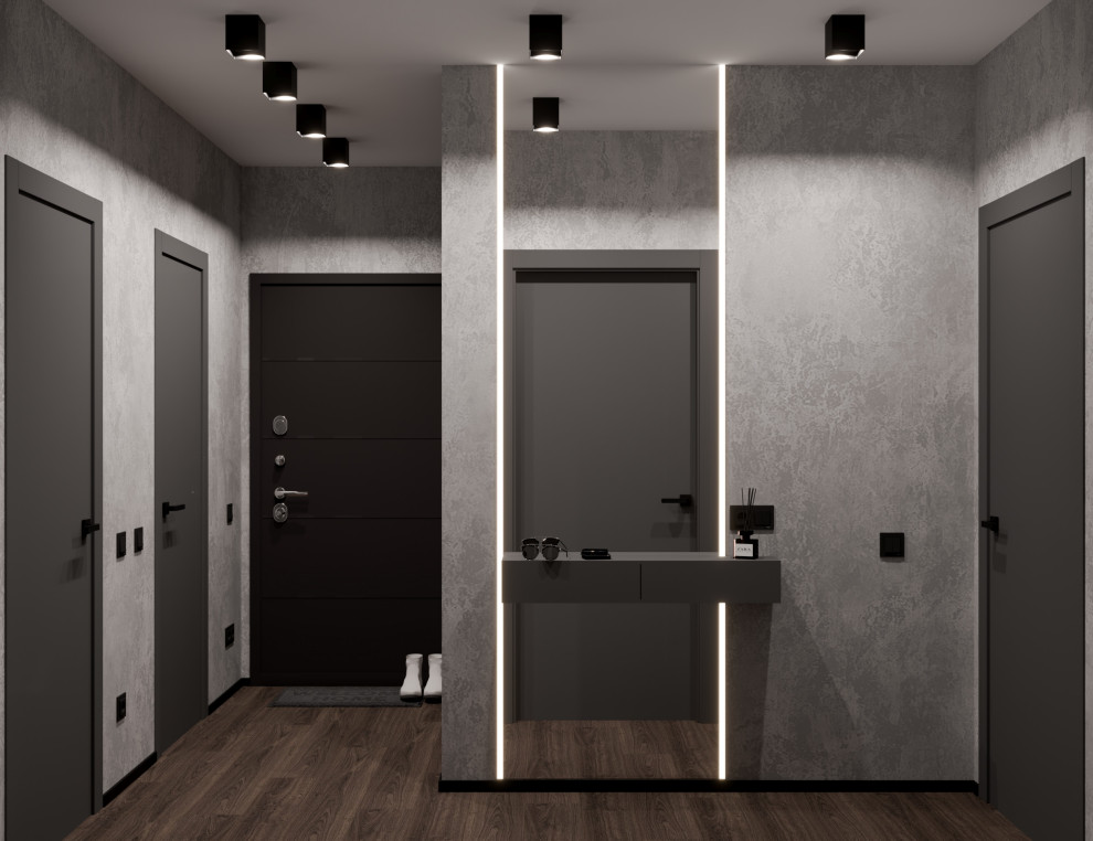 Дизайн проект квартиры в силе брутализм