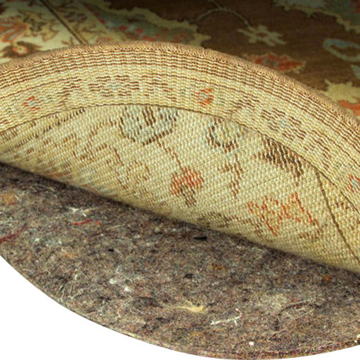 NoMuv Non Slip Round Rug Pad For Rug On Carpet Contemporary Rug
