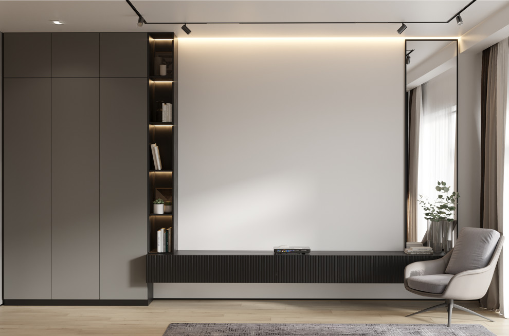 Проект спальни в загородном доме.