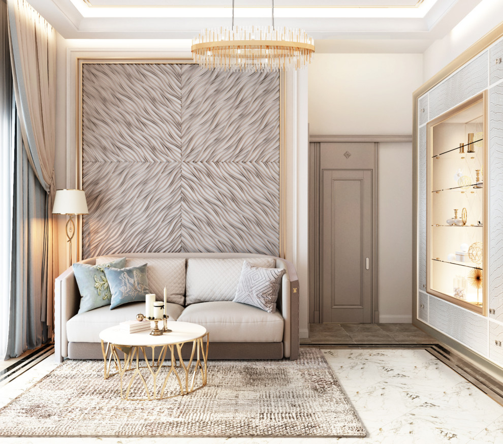 Дизайн-проект 4 комнатной квартиры в Анапе