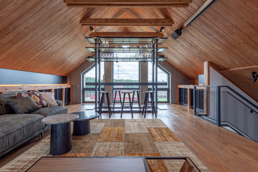 Лофт с сетчатым баром