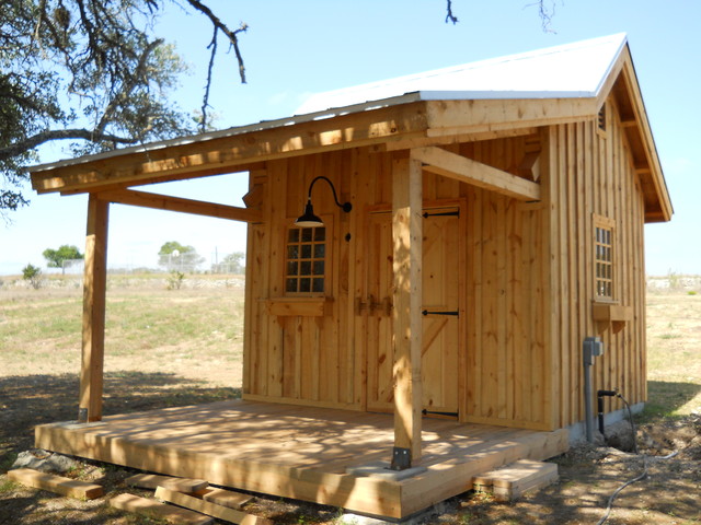 well house for equine development - rustic - austin - by