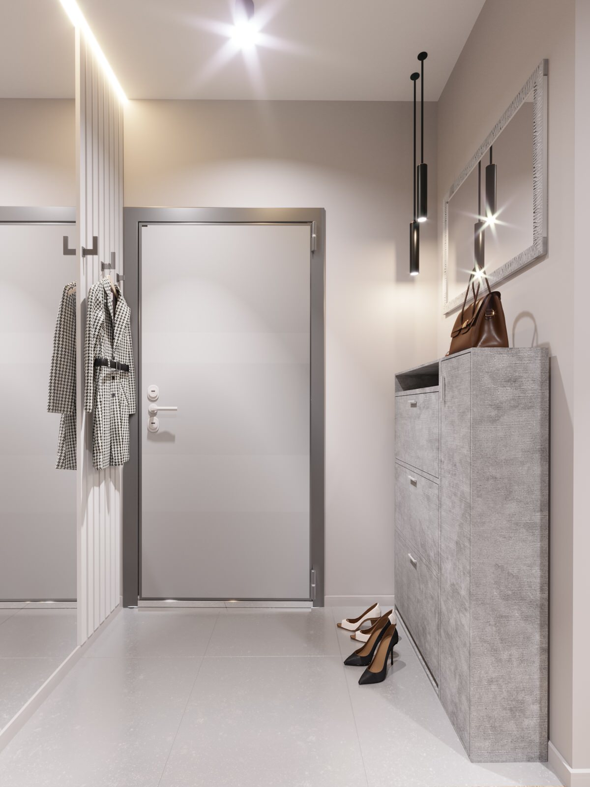 интерьер квартиры 72 квм. г. Новосибирск