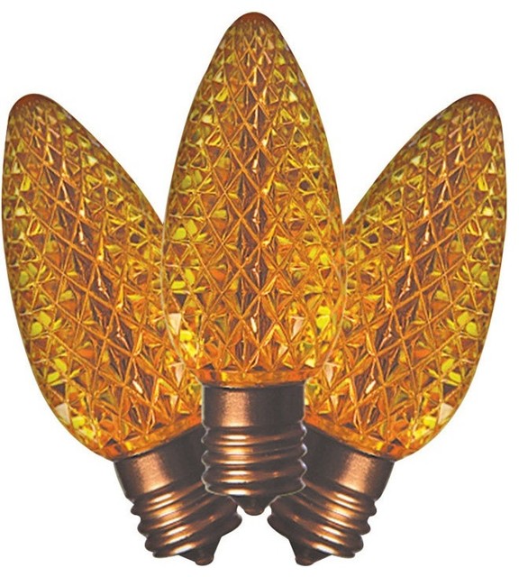 Holiday Bright Lights Christmas C9 LED Replacement Bulb, Yellow